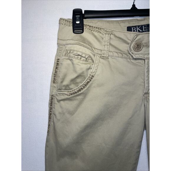BKE Buckle Casuals Mollie Khaki Tan Pants Size 27 - Picture 3 of 10